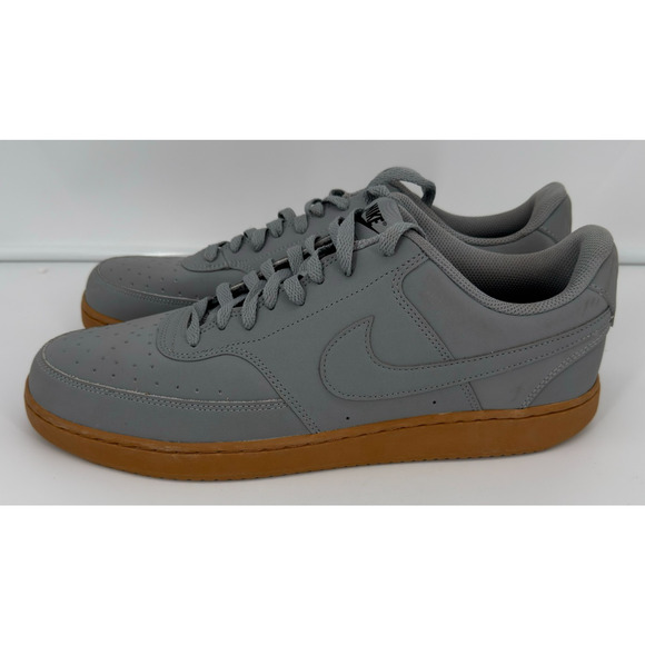 Men's Size 14 Nike Court Vision Low Particle Grey/Wheat-Black CD5463-009 - Picture 5 of 12